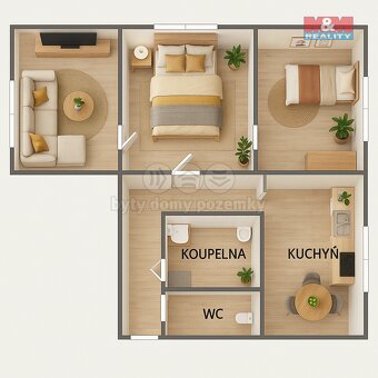 Prodej bytu 3+1, 56 m², Ostrava, ul. Jirská - 12