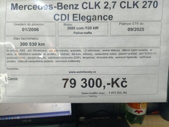 MERCEDES  CLK 270 CDI - 12