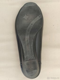 Boty mokasíny lodičky kůže vel.23,5 cm - 12