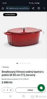 Litinový kastrol Fabini - 12