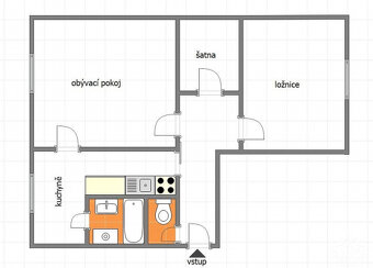 Prodej bytu 2+1, 56 m², Bojkovice - Mánesova - 12