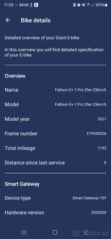 Elektrokolo Giant Fathom E+ Pro 29 (2021) XL – baterie 100% - 12