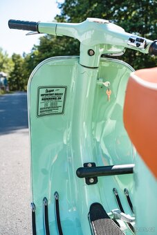 Veterán Piaggio Vespa Scooter VW sidecar (1973) - 12