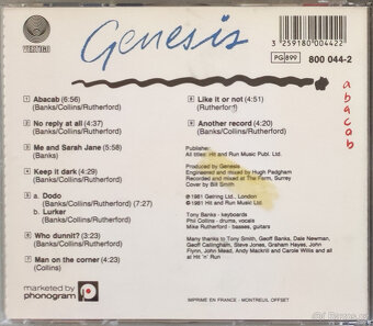 CD Phil Collins: Face Value / Genesis: Různá alba - 12