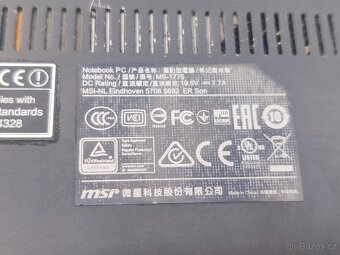 Notebook MSI MS-1775  čtěte - 12