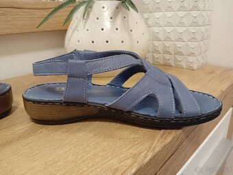 DEX Comfort dámské sandály vel. 36 kožené nové - 12