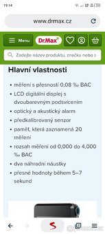 Alkohol tester Sencor,viz.foto - 12