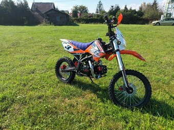 Pitbike By Apollo Jaguar 125cc 17/14 E-Start oranžová - 12