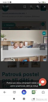 Patrová postel pro tři osoby - 12