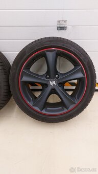 Alu kola 5x112 r17.Černe Eta Beta  vw škoda audi Seat    - 12