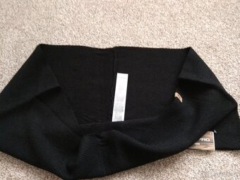 Nové unisex zimní kruhové šály ALPINE PRO -černá, tmavě zel. - 12