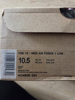 Nike Air force 1 OFF WHITE 44.5, 28.5cm - 12
