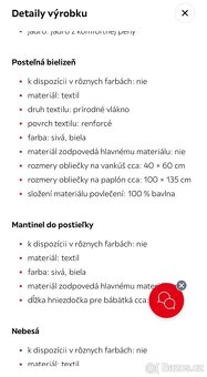 postýlka nová v demontu s příslušenstvím - 12