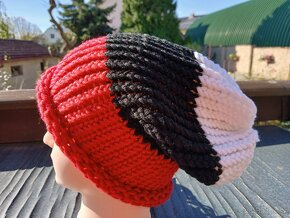 .Nová pletená spadlá čepice - 12