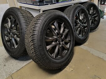 ALU kola Mazda CX3 5x114,3 r16 Originál, zimní pneu 6mm - 12