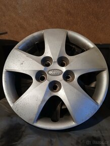 Kia Ceed 4x plechové disky + poklice, pneu letní - 12