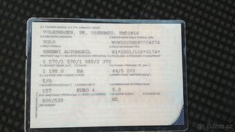 Volkswagen Polo 1.2 benzín 2008 - 12