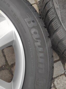 Prodám orig alu 16 škoda Superb 5x112 ET 37 zimní pneu - 12