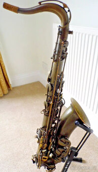 TREVOR JAMES RAW SIGNATURE CUSTOM BARE BRASS TENOR SAX & BAR - 12