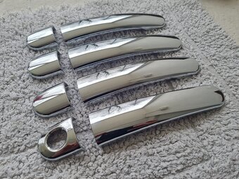 Chromové krytky klučiek ŠKODA VW SEAT - 12