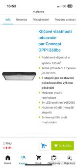 Digestoř Concept OPP1260bc - 12