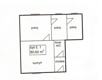 Prodej bytu 4+kk 81 m² T. G. Masaryka, Městec Králové - 12