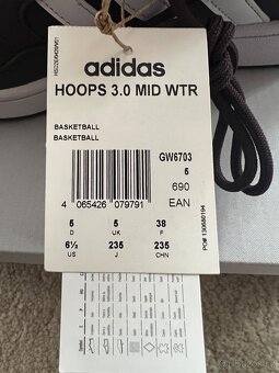 Adidas HOOPS 3.0 MID WTR dámské 38 zimni zateplené - 12