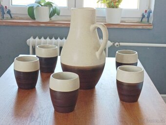VINTAGE KERAMICKÁ NÁPOJOVÁ SOUPRAVA BRUSEL DITMAR URBACH - 12