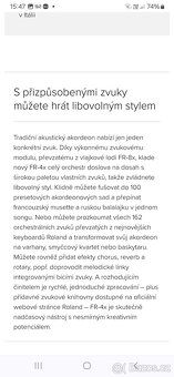 Roland  fr-4x ,elektronický akordeon - 12
