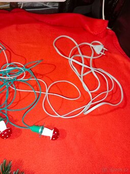 Retro vánoční světýlka + ozdoby - vše Mochomůrky - 12