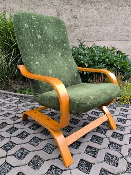 Moderní čalouněná pohupovací křesla - 2 kusy - 12