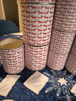 Plechovky - Vánoční jezevčík - 12