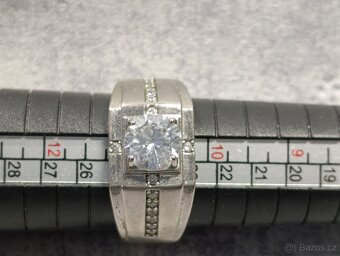 Krásný pánsky starý prsten, velikost 64 - 12