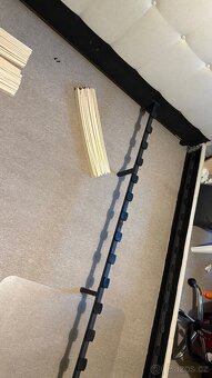 Čalouněná postel MARIKA 180x200, béžová - 12