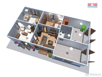 Prodej chaty, 3+1, 98 m2, Veliká Ves - Podlesice - 12