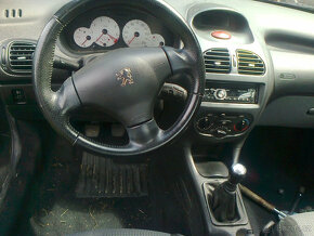 Peugeot 206 cc,1.6i,cabrio,č.met.EXL,nehavarované,jen díly - 12