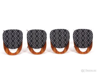 Luxusní jídelní židle po přečalounění, 4 kusy. - 12