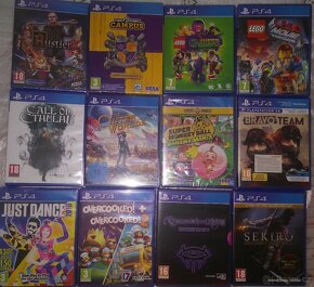 Hry pro Playstation 4. PS4 / PS5 hry viz seznam. Brno, pošta - 12