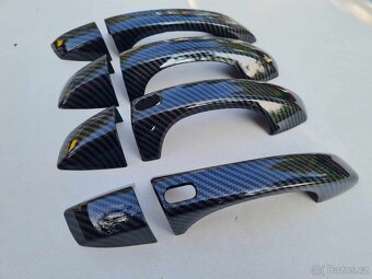 KARBONOVÉ klučky krytky klučiek pre ŠKODA / VOLKSWAGEN - 12