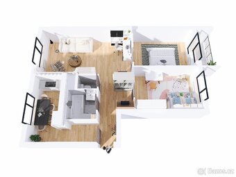 Prodej bytu 3+1, panelový, 68 m2, OV - 12