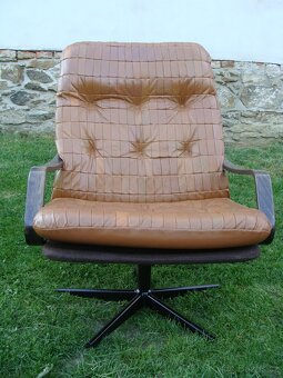 Kožené Vintage křeslo - 12