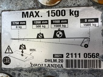 DAF CF 450 6X2 - valník s hydraulickou rukou + čelo - 12