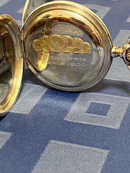 Kapesní stříbrné hodinky Omega, krásne a funkční - 12