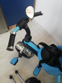 Tříkolka s madlem. Modrá. - 12