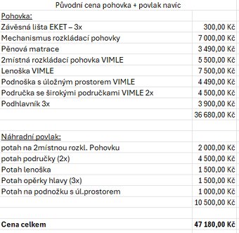 Pohovka/Gauč s lenoškou, matrací a úložným prostorem - 12