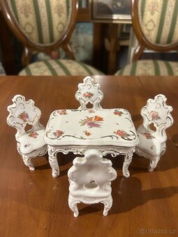 Sběratelský porcelánový miniatur set – ručně malovaný - 12