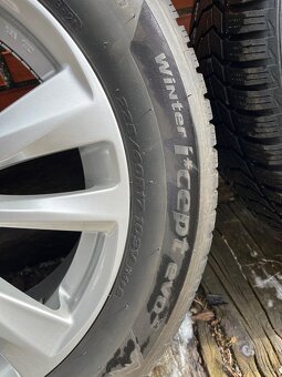 Alu disky 5x114,3 17 se zimními pneu 225/60/17 - 12