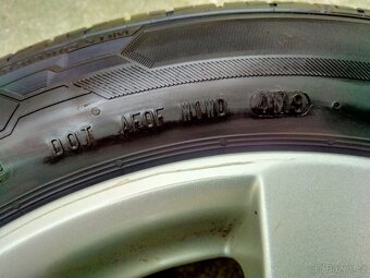 Alu kola Borbet 7J x r16, 5x112, ET 38, Letní pneu - 12