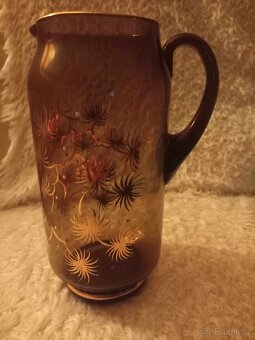 Staré sklo- karfa, misky, sklenice... - 12