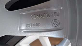 Alu kola VW 17" 5x100 letní pneu 205/55 R17 7mm T-Cross - 12